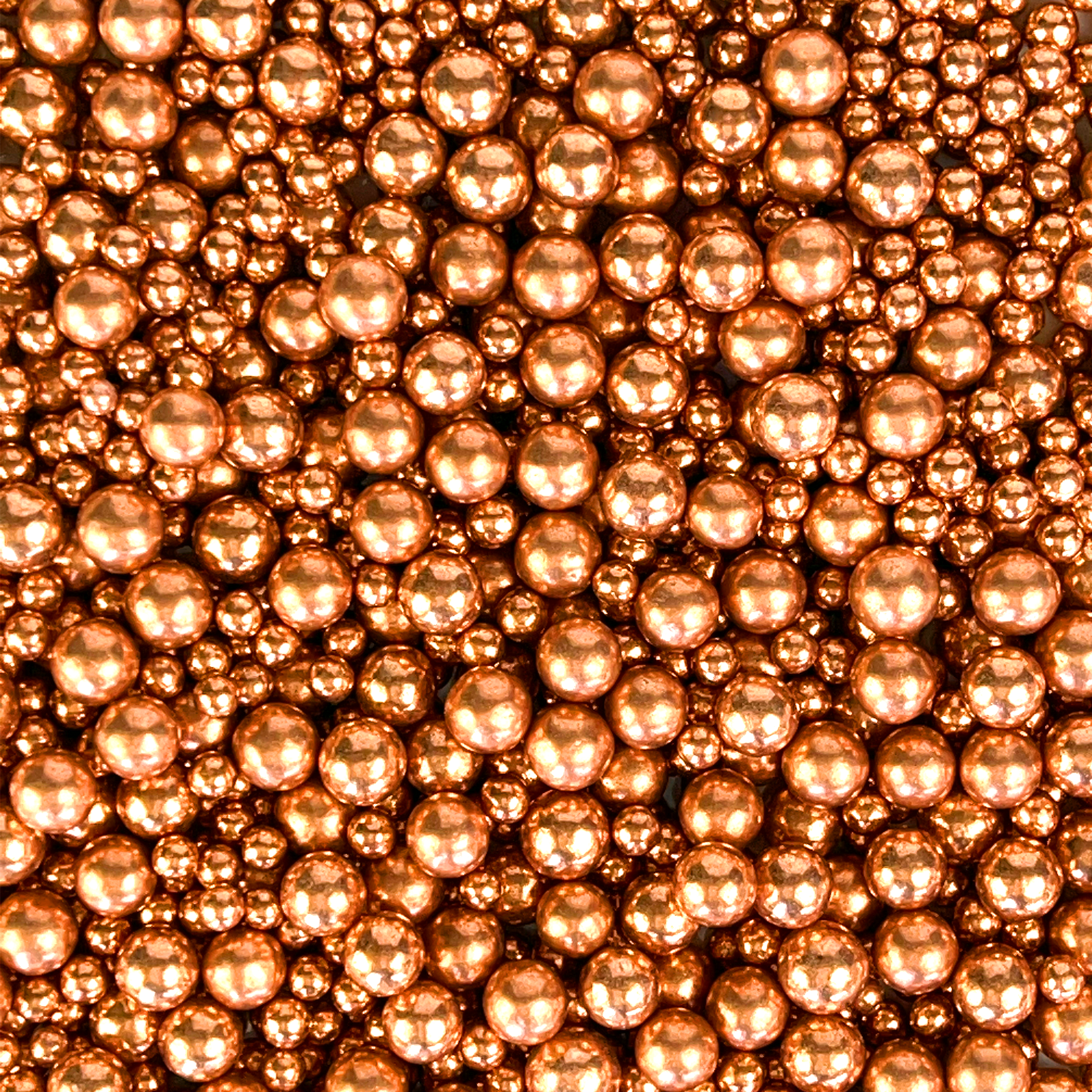 4mm 6mm Metallic Gold Edible Pearls Non Pareils Sugar Balls Cake